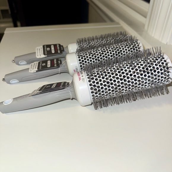 Olivia Garden Ceramic + Ion Speed XL Hair Brush Set of 3 - Gray - Picture 2 of 9